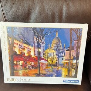 New wrapped Clementoni Paris Montmartre 1500 Piece 1500 Puzzle.